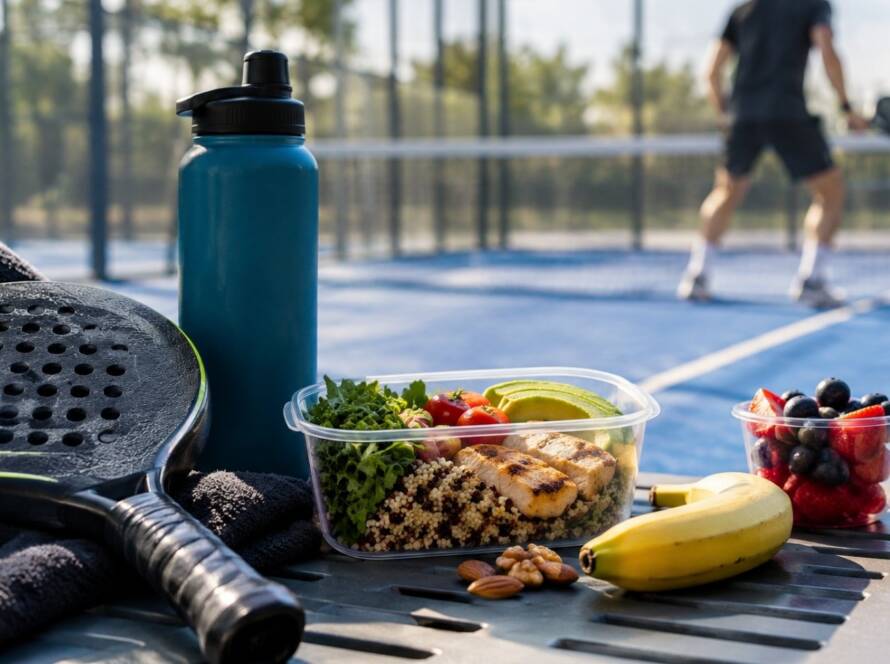 alimentazione ideale prima di una partita di padel
