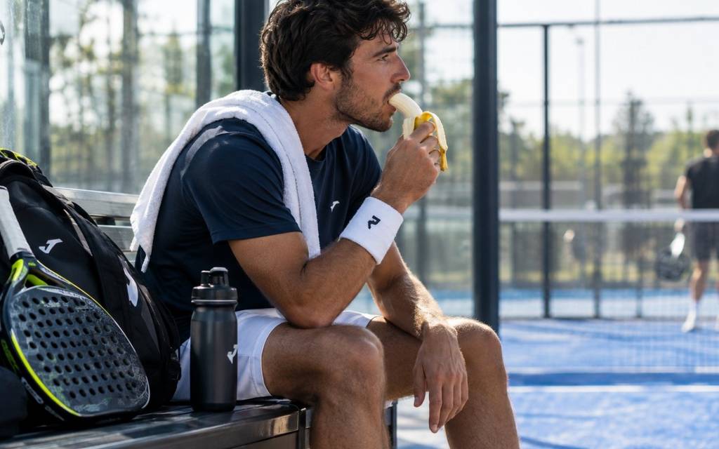 snack durante torneo padel